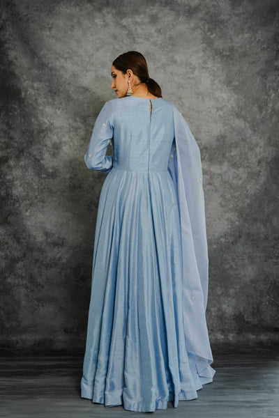 Light blue Anarkali