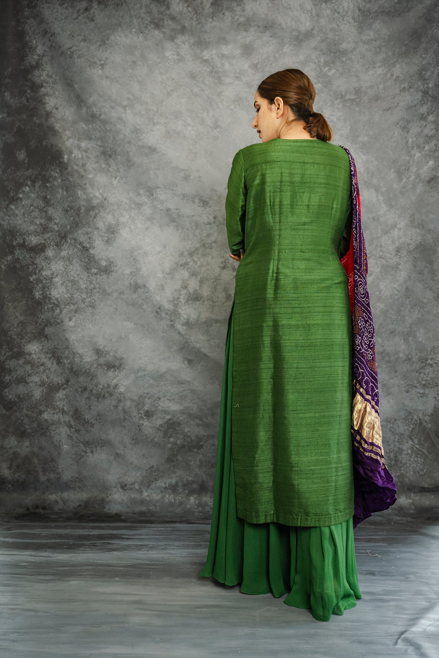 Emerald green kurta se