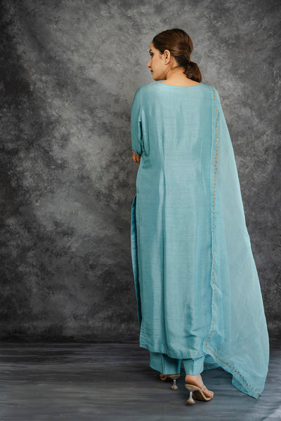 LIGHT BLUE KURTA SET