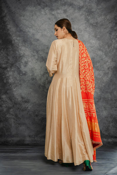 GOLDEN ANARKALI SET