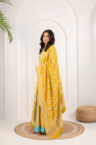 LIGHT BLUE ANARKALI SET