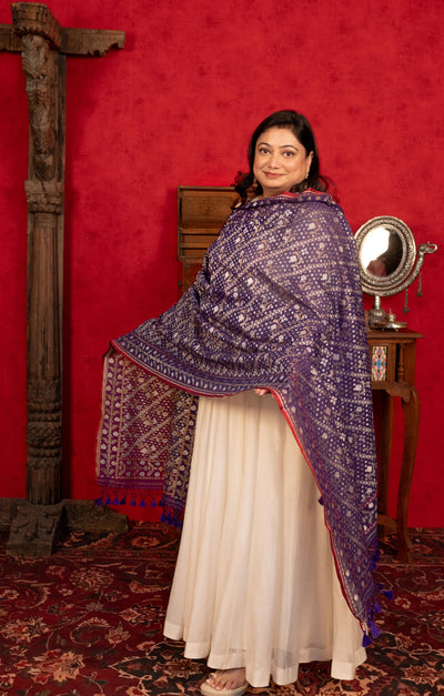 WHITE ANARKALI