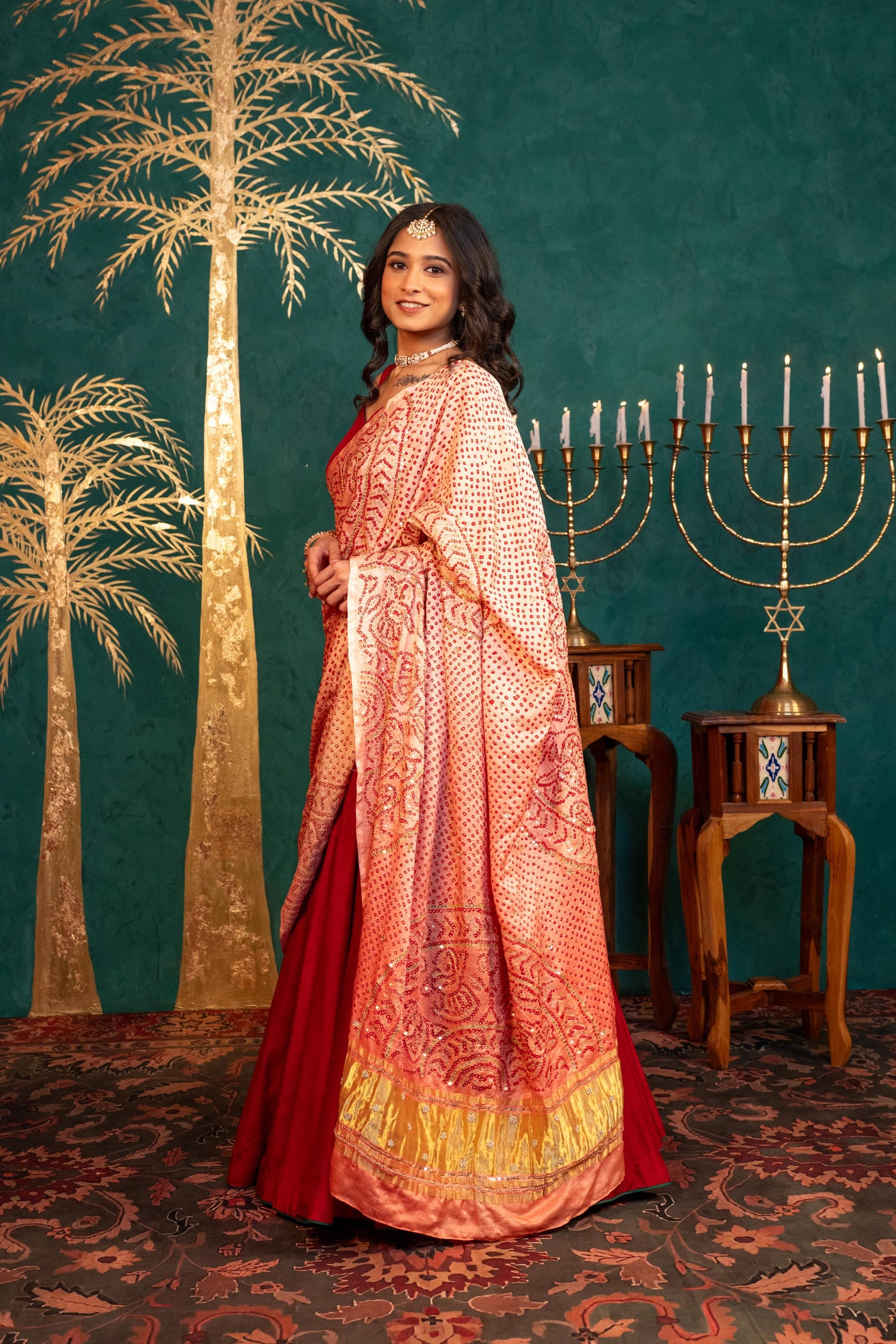 MAROON LEHENGA SET