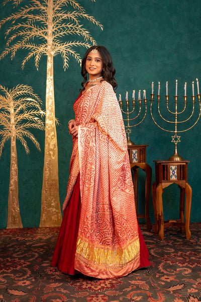 MAROON LEHENGA SET
