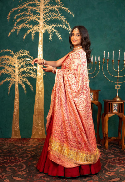 MAROON LEHENGA SET