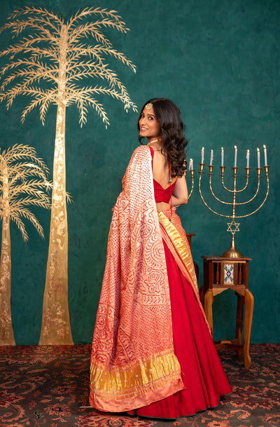 MAROON LEHENGA SET