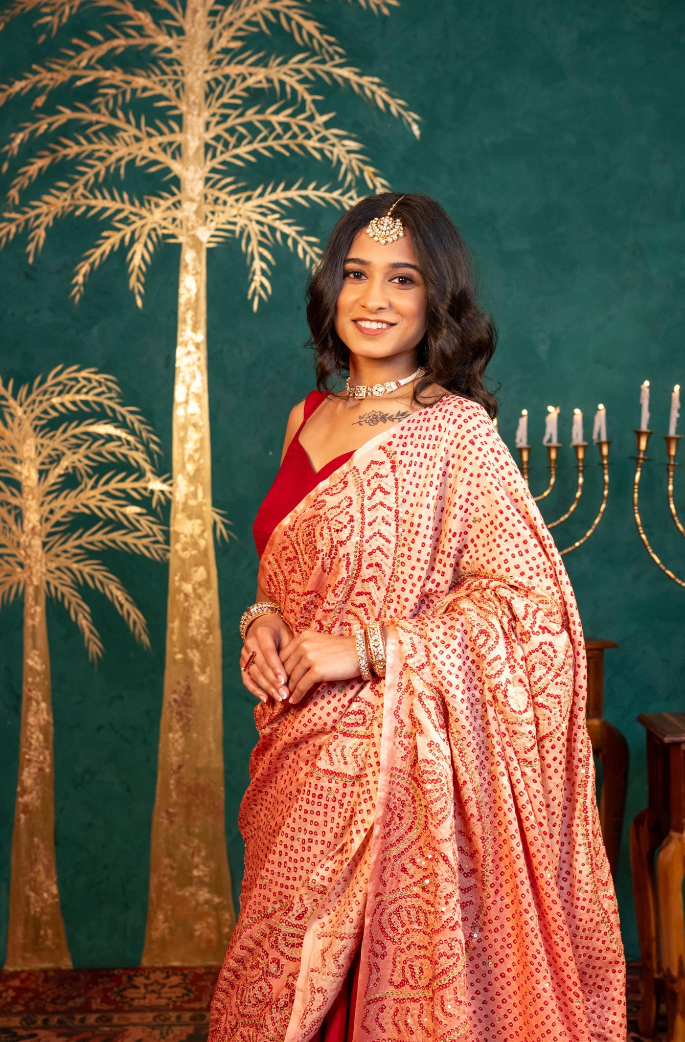 MAROON LEHENGA SET