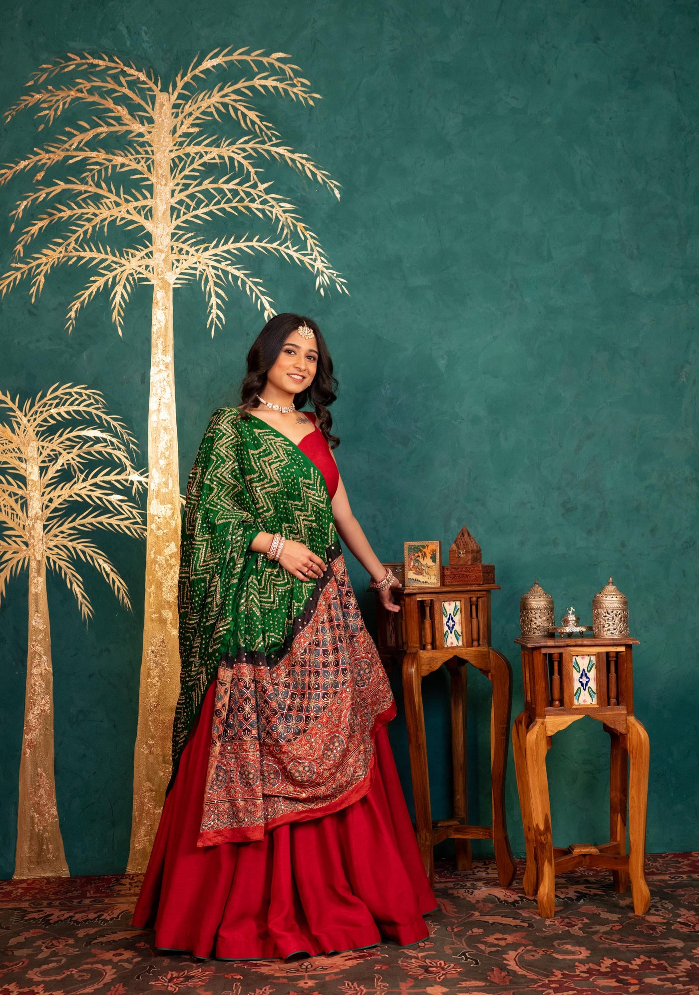 MAROON LEHENGA SET