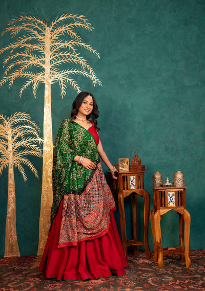 MAROON LEHENGA SET