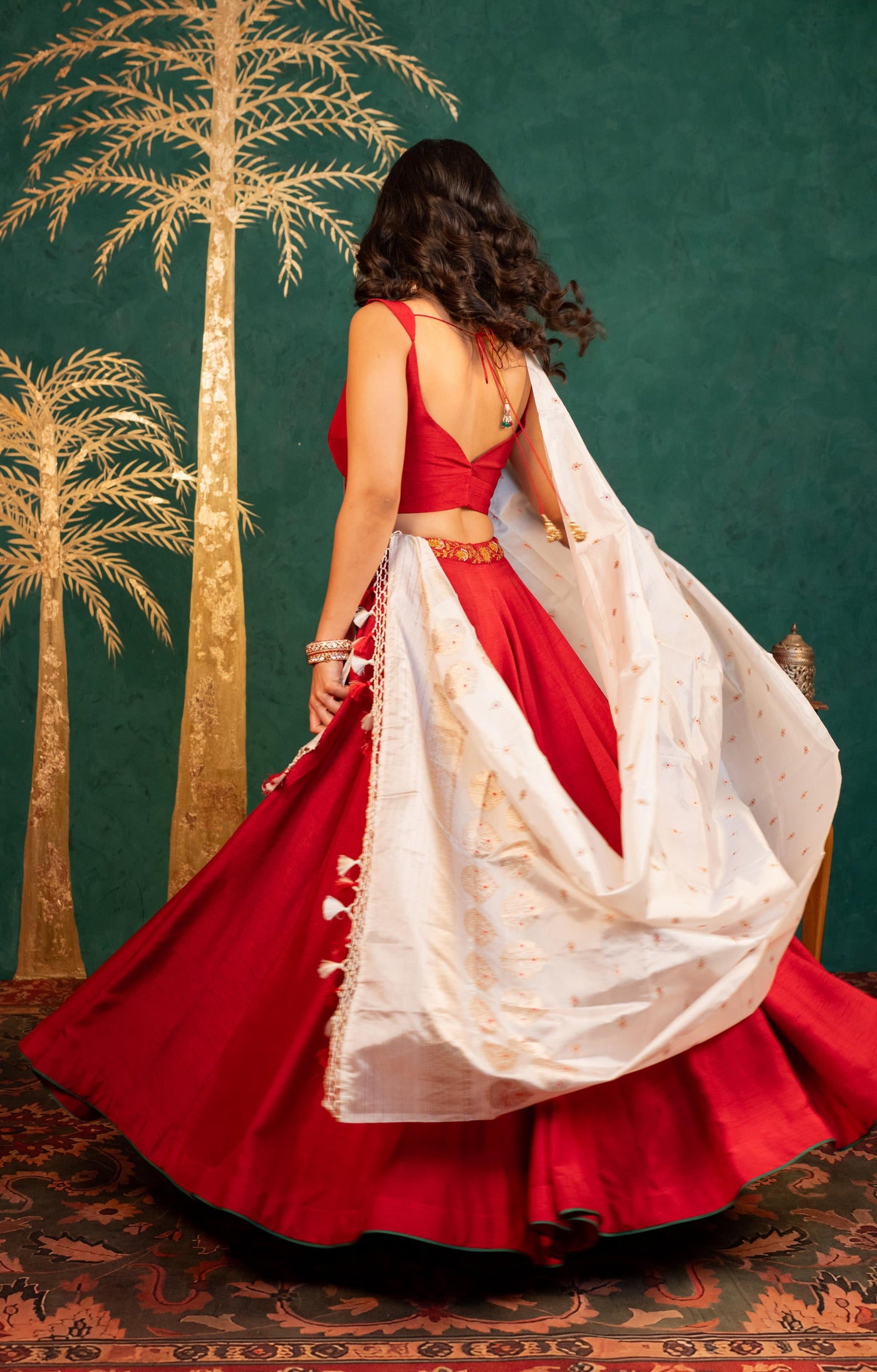 MAROON LEHENGA SET