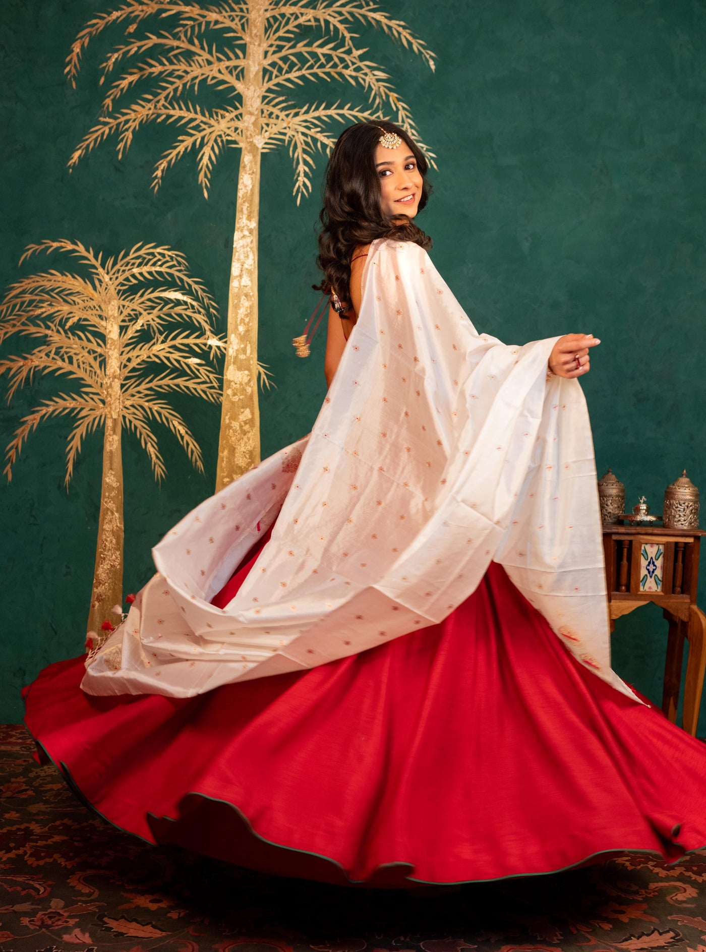 MAROON LEHENGA SET