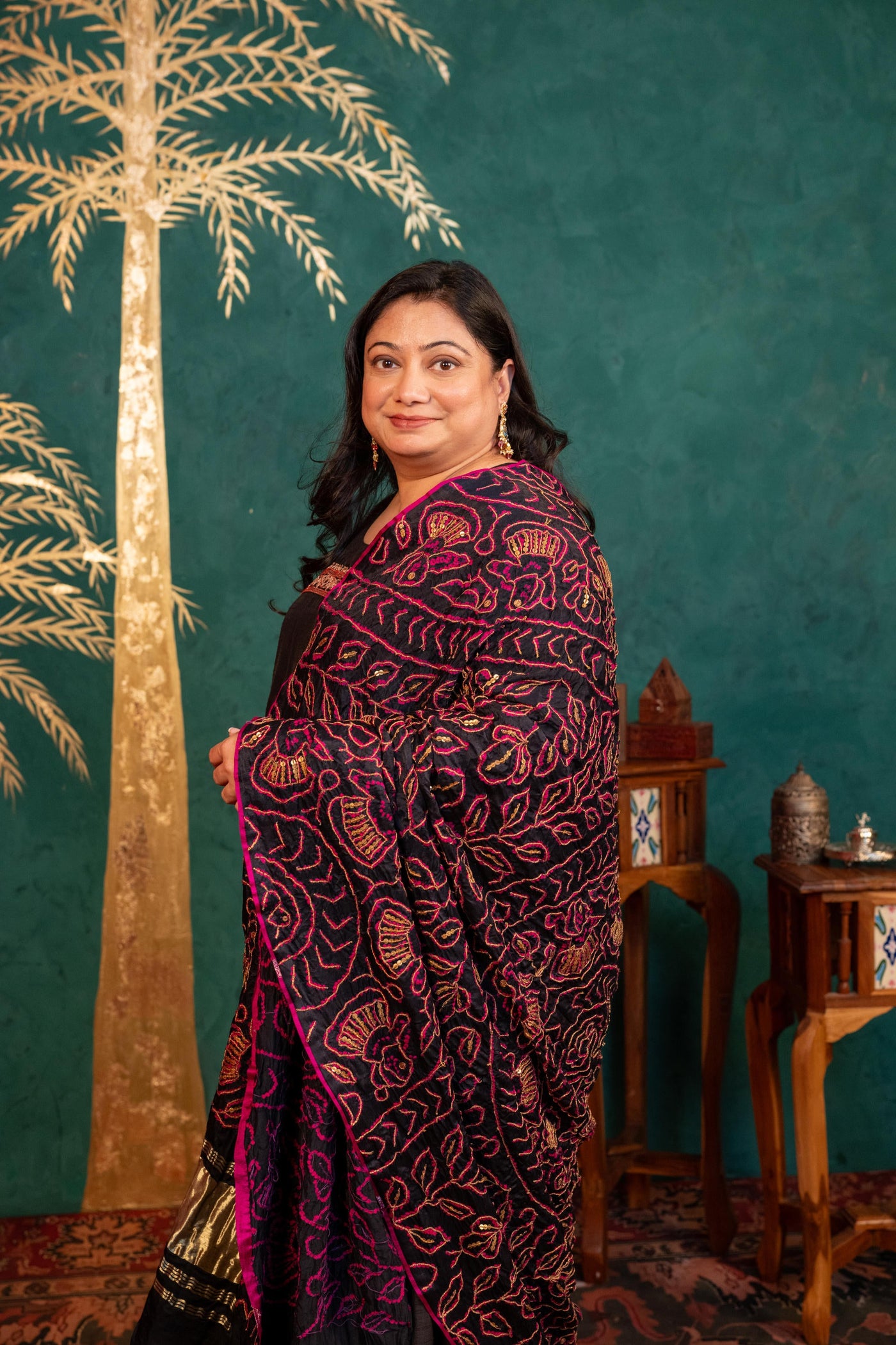 BLACK ANARKALI SET