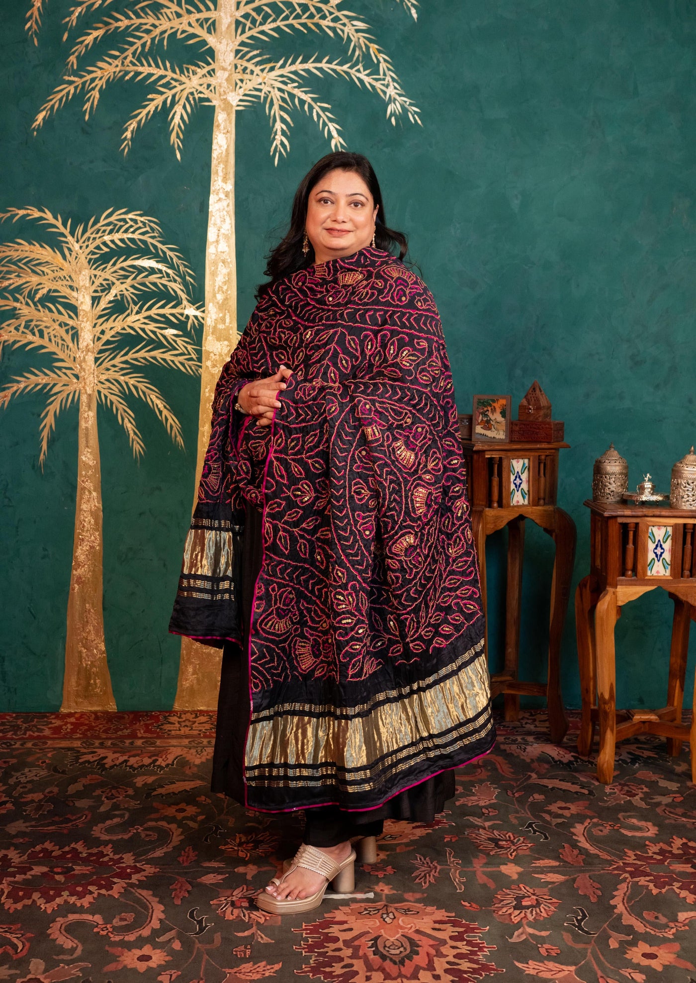 BLACK ANARKALI SET