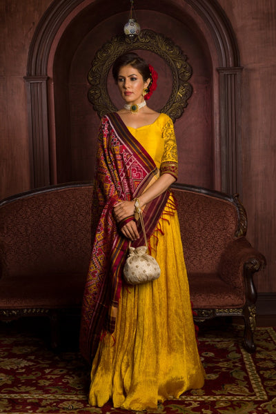 Tuscan yellow choli set