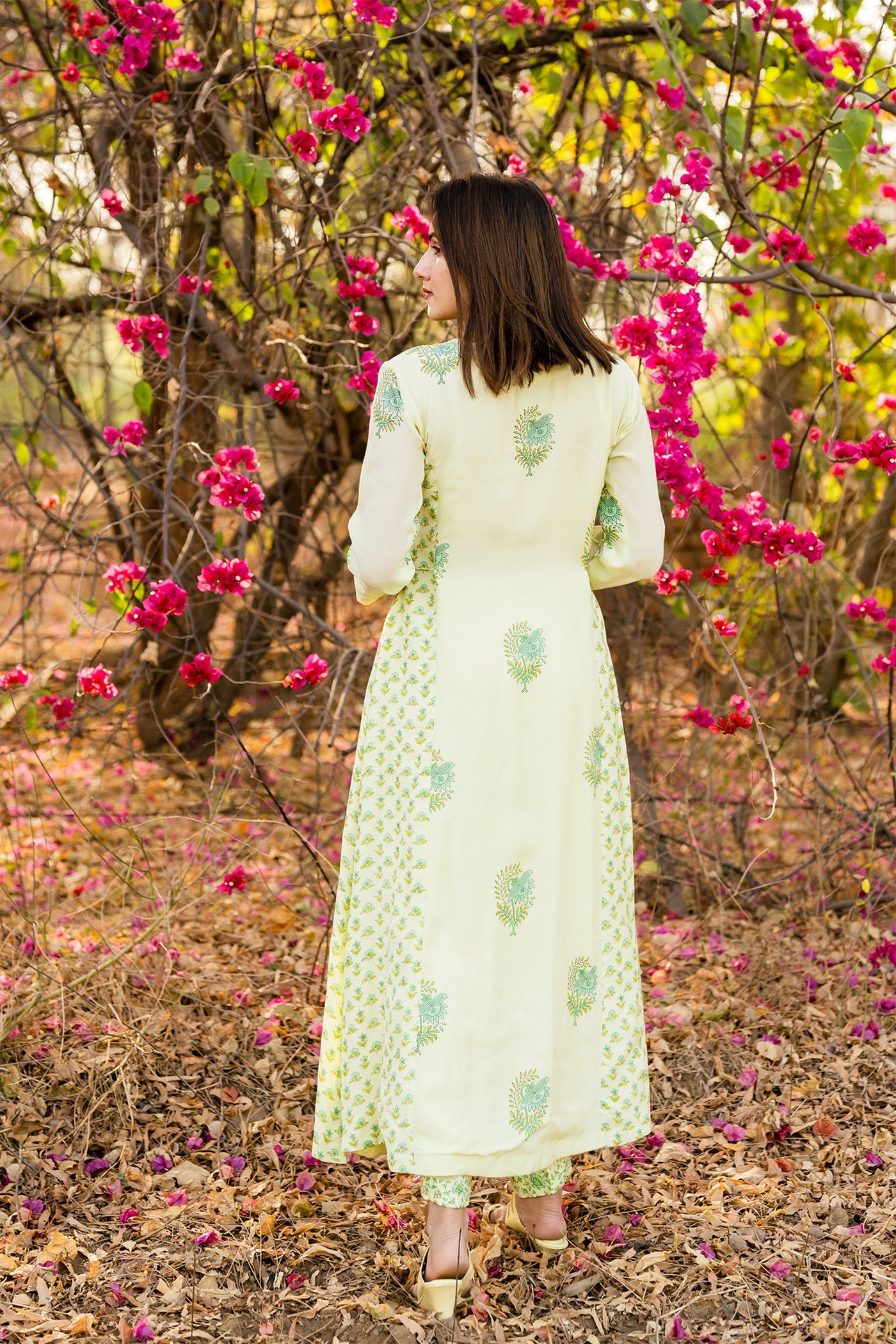 Citrine yellow kurta