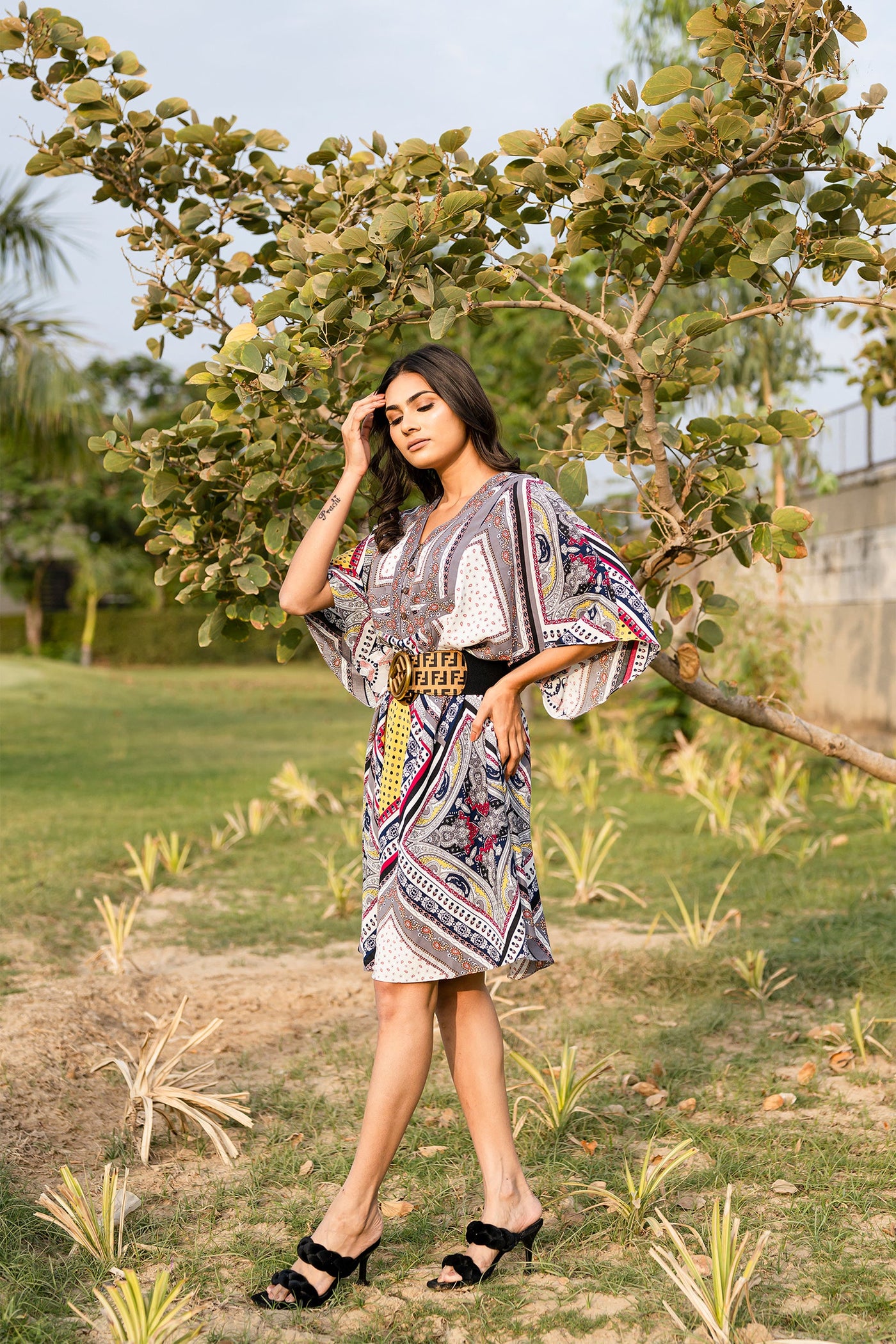 Boho kaftan outlet dress