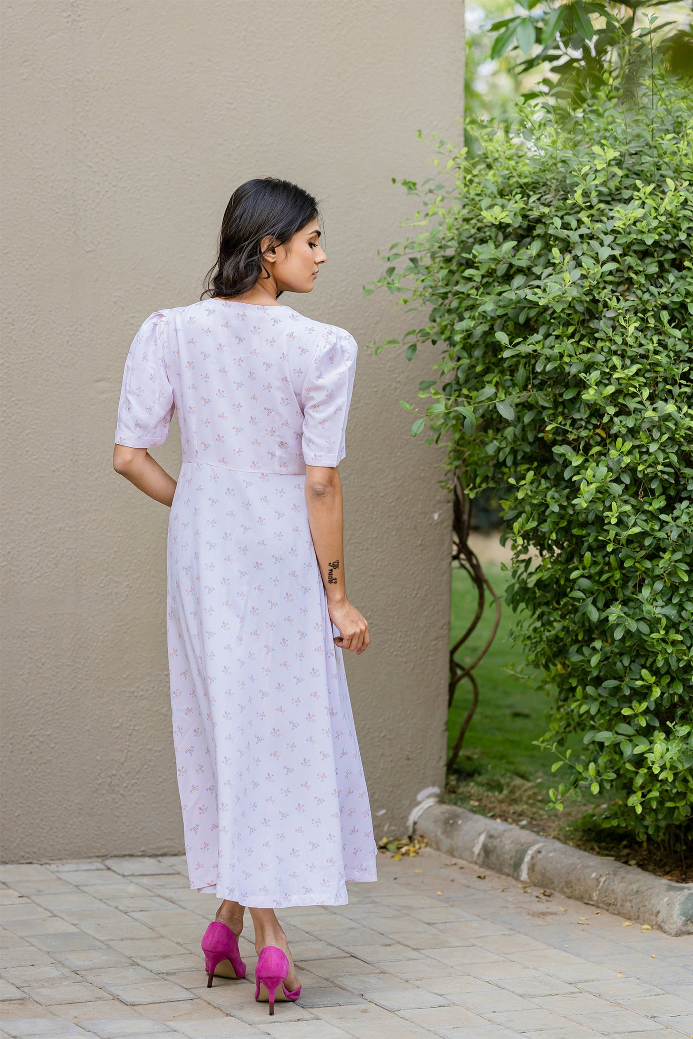 Heavenly pink long dress