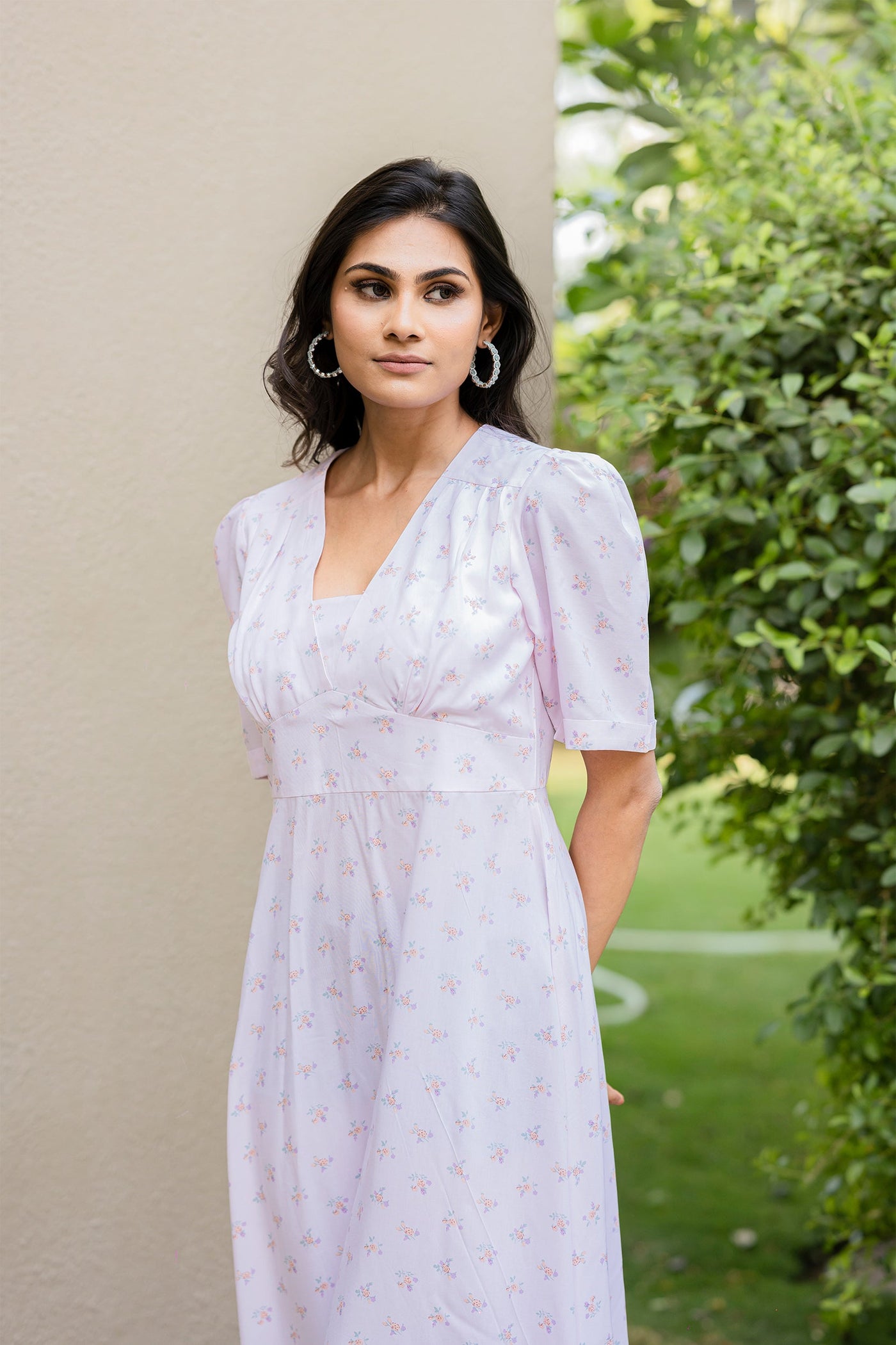 Heavenly pink long dress