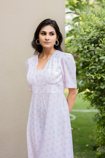 Heavenly pink long dress