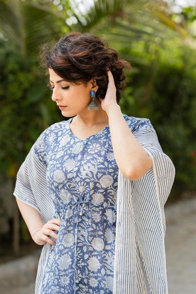 Spruce blue kaftan set